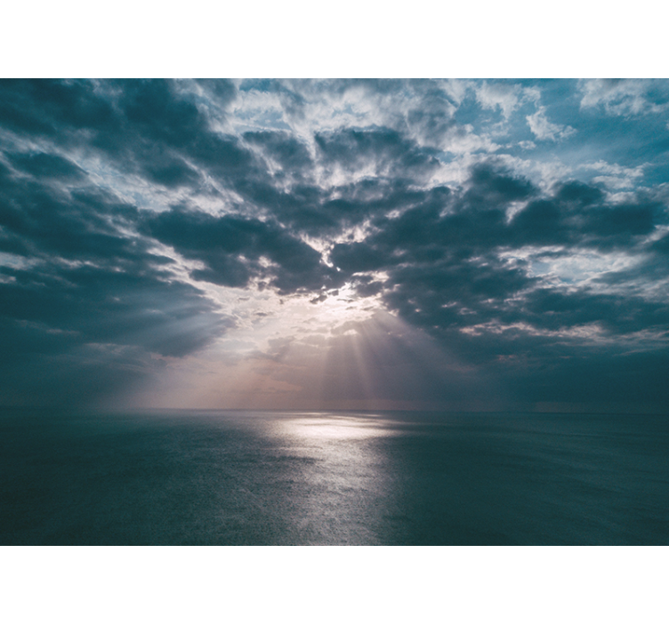 Fotomurali natura luce oceanica - TenStickers