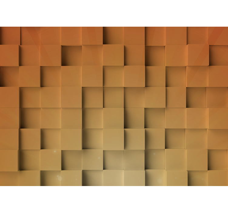 Fotomurale textures modello cubo strutturato - TenStickers