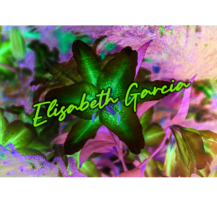 Fotomurale fiori eleganza floreale del giglio - TenStickers