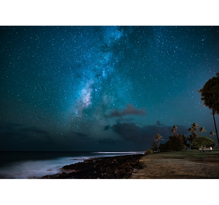 Fotomurale spaziale cielo stellato notturno - TenStickers