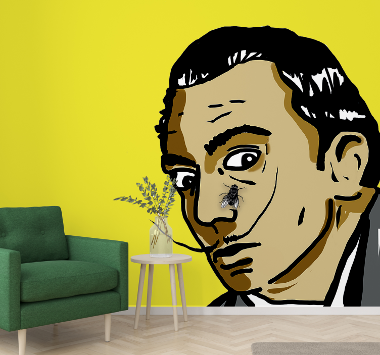 Fotomurale artistico incontro ritratto surreale - TenStickers