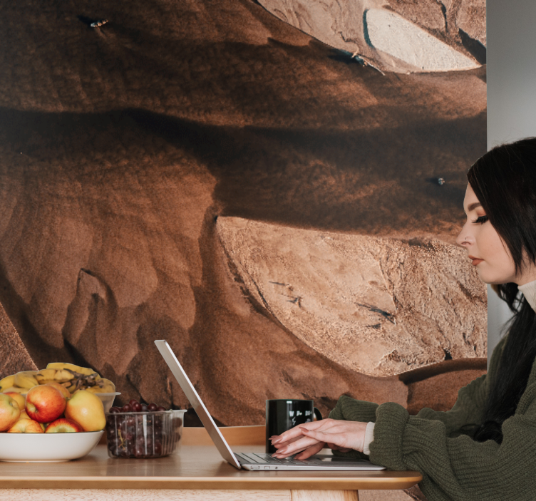 Fotomurale astratto motivi di sabbia testurizzati - TenStickers