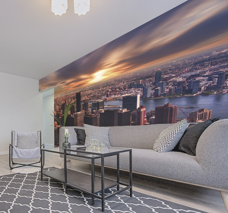 Fotomurale città mattina a new york - TenStickers