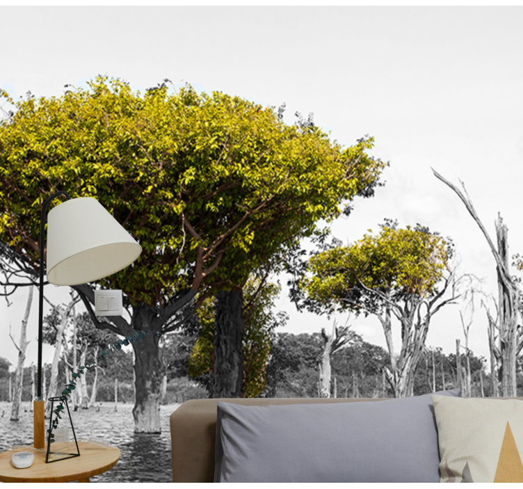 Fotomurale africano grandi alberi secchi - TenStickers
