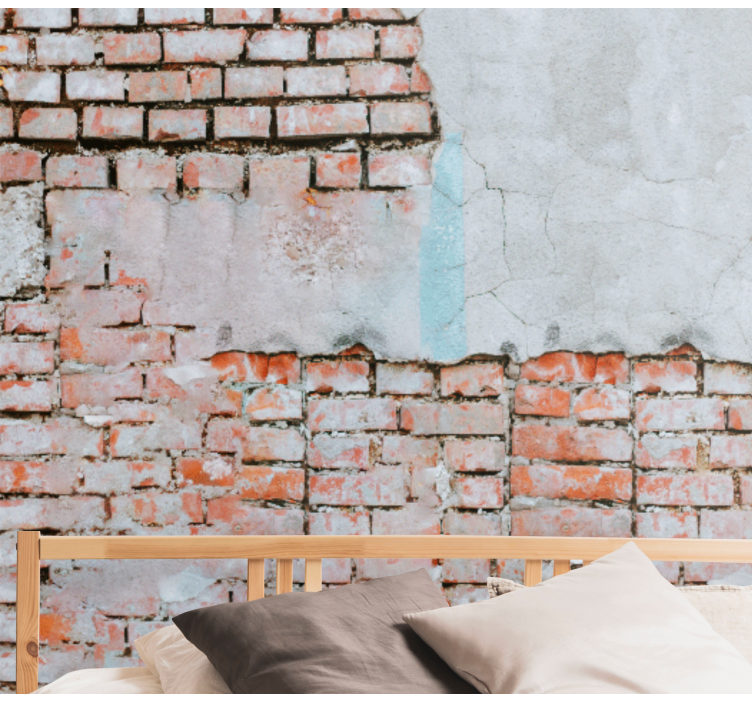 Fotomurale mattoni texture mattoni a vista - TenStickers