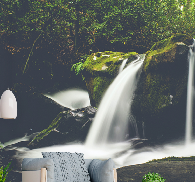 Fotomurali cascate scena di cascata - TenStickers