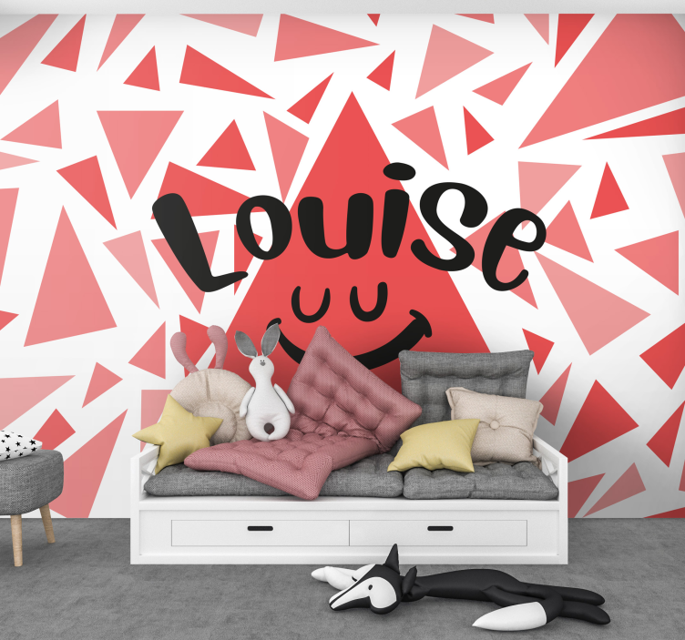 Fotomurali frasi design del nome personalizzato - TenStickers