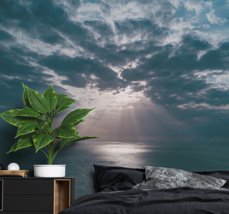 Fotomurali natura luce oceanica - TenStickers