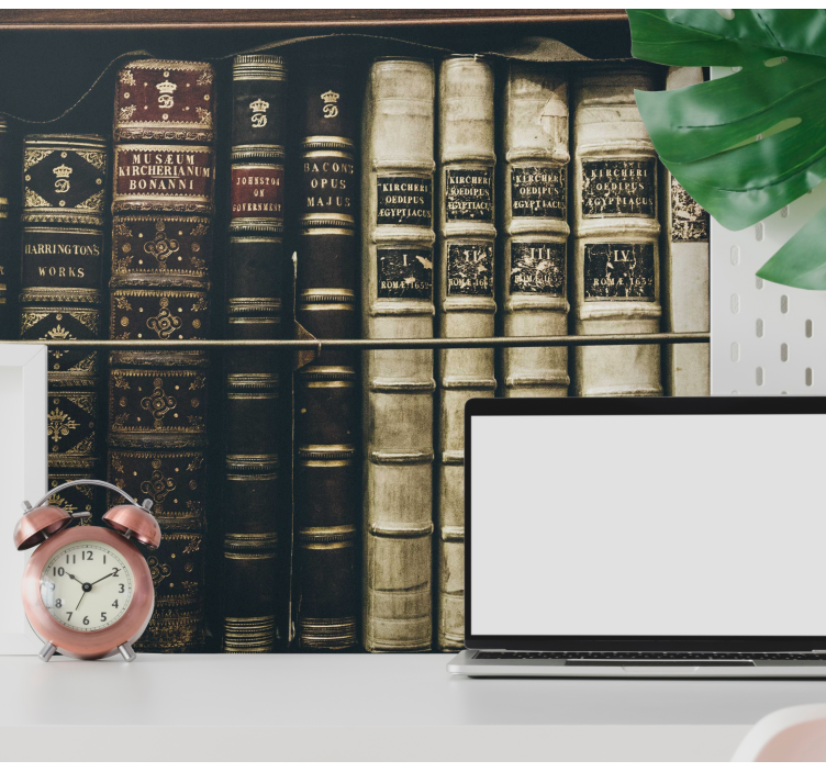 Fotomurale vintage Libreria vintage - TenStickers