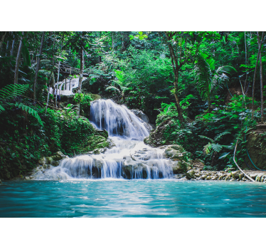 fotomurale 3d paesaggio tropici - TenStickers