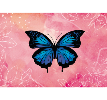Fotomurale animali diversi Bellissima e colorata farfalla - TenStickers