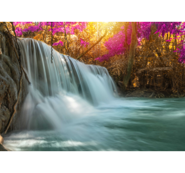 Fotomurali cascate torrente grande cascata - TenStickers