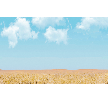 Fotomurale paesaggi cielo e grano - TenStickers