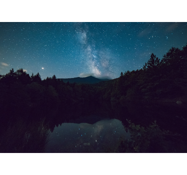 Fotomurali natura vista notturna astrale - TenStickers