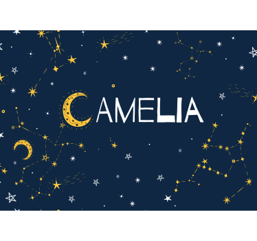 Fotomurale spaziale notte stellata cosmica - TenStickers