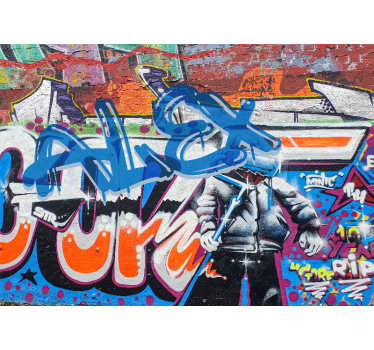 Fotomurale arte urbana stile urbano di strada - TenStickers