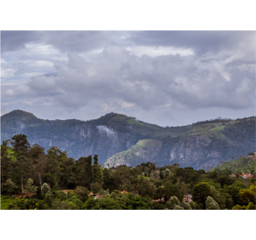 Fotomurale paesaggi vista montagna serene - TenStickers