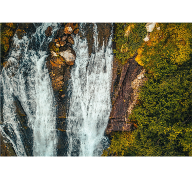 Fotomurali cascate paesaggio della grande cascata - TenStickers
