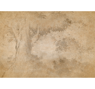 Fotomurali natura silhouette di alberi - TenStickers
