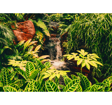 Fotomurali natura ambientazione tropicale vivace - TenStickers