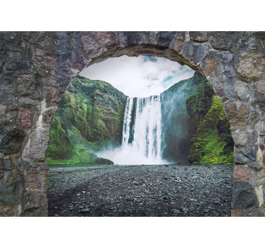 Fotomurali cascate vista maestosa - TenStickers
