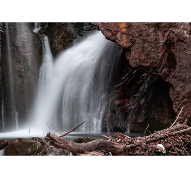 Fotomurali cascate prospettiva grande cascata - TenStickers