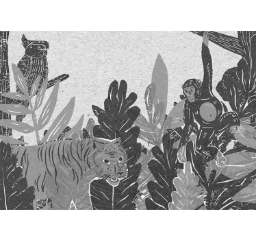 Fotomurale animali scena di esplorazione della natura - TenStickers