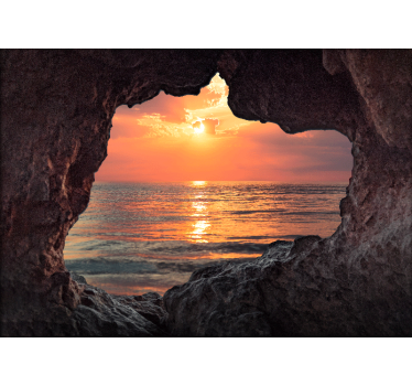 Fotomurale paesaggi vista del tramonto sul mare - TenStickers