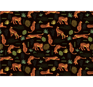Fotomurali animali diversi modello tigre - TenStickers