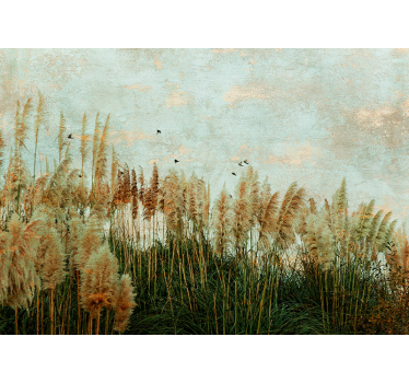 Fotomurali natura praterie d'oro - TenStickers