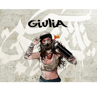 Fotomurale arte urbana espressione di arte urbana - TenStickers