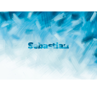 Fotomurale personalizzato creazione nome personalizzato - TenStickers