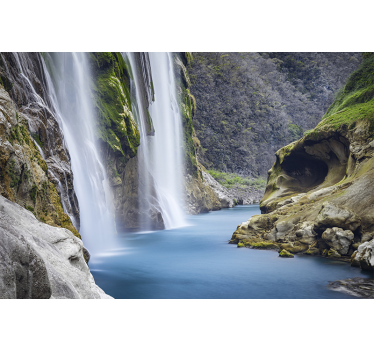 Fotomurali cascate prospettiva serena - TenStickers