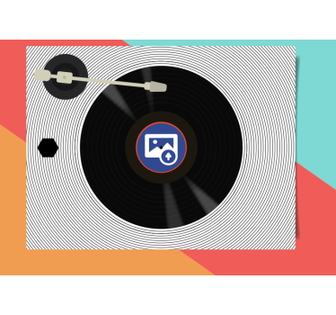Fotomurale musicale amore per i vinili - TenStickers