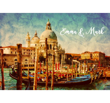 Fotomurali città e paesi vista sul canal grande - TenStickers