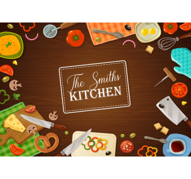 Fotomurale per cucina calde vibrazioni culinarie - TenStickers