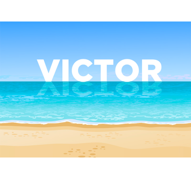 Fotomurale mare spiaggia con acqua - TenStickers