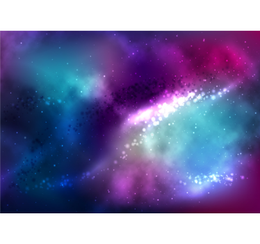 Fotomurale spaziale progettazione della galassia cosmica - TenStickers