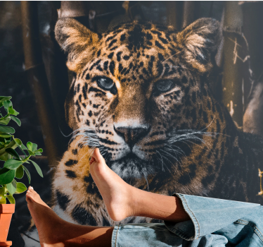 Fotomurale paesaggi Stupendo leopardo della fauna selvatica - TenStickers