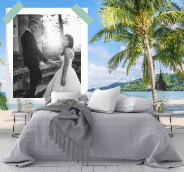 Fotomurale amore momento di coppia in spiaggia - TenStickers