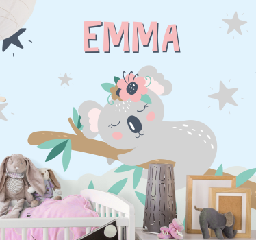 Fotomurale animali design di un koala carino - TenStickers