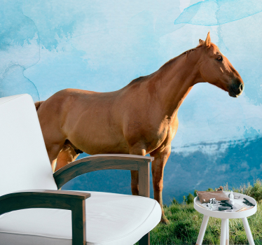 Fotomurale animali maestosa presenza del cavallo - TenStickers