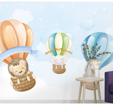 Fotomurale animali palloni gonfiabili - TenStickers