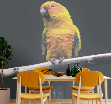 Fotomurale animali pappagallo giallo luminoso - TenStickers