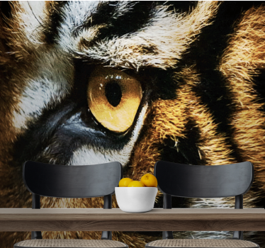 Fotomurale animali sguardo intenso della tigre - TenStickers