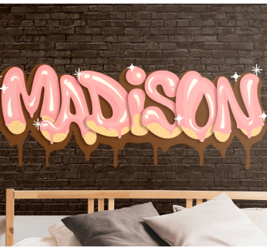 Fotomurale arte urbana dolce personalizzato - TenStickers