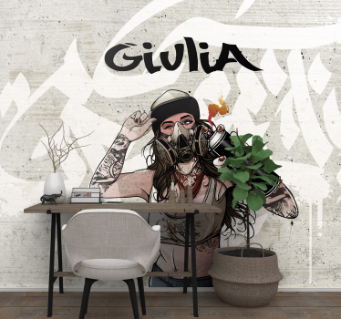 Fotomurale arte urbana espressione di arte urbana - TenStickers