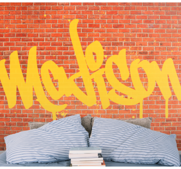 Fotomurale arte urbana stile del testo dei graffiti - TenStickers