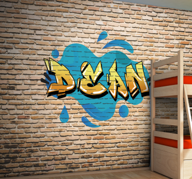 Fotomurale arte urbana stile graffiti personalizzato - TenStickers