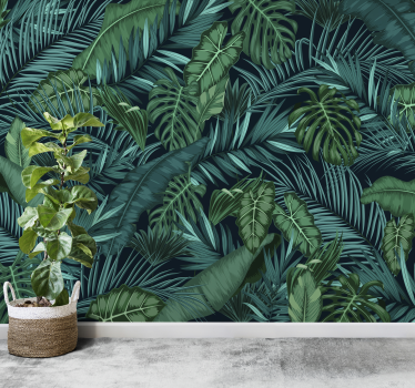 Fotomurale con piante tropicali - TenStickers